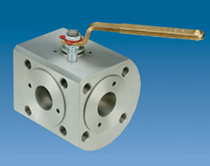 ADLER Ball valve with heating jacket FT4