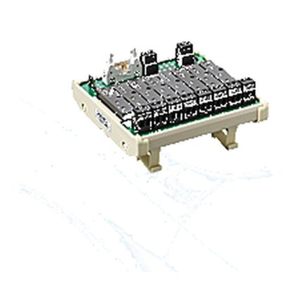 Mounting Base PNP For 8 Output Relays Test Buttons - PNP-FOR-8-OUTPUT-RELAYS-TEST-BUTTONS